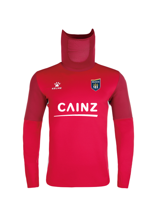 KELME 2024練習用スタッフハイネックプルオーバー