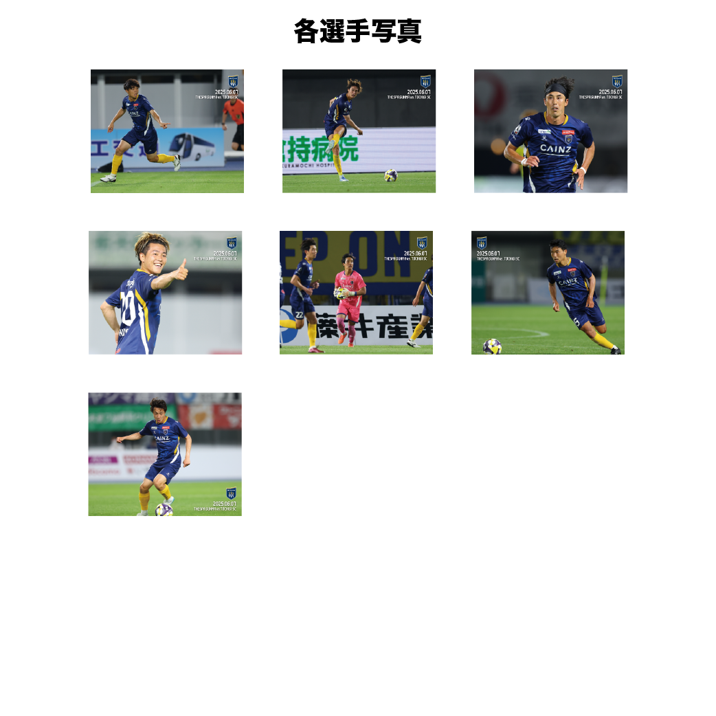 【受注キャンバスボード】PLAYERS CANVAS［MATCH ver.／第15節栃木SC戦］