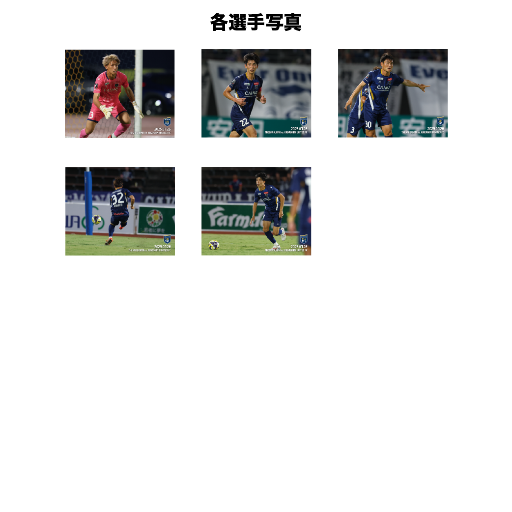 【受注キャンバスボード】PLAYERS CANVAS［MATCH ver.／第22節鹿児島ユナイテッドFC戦］