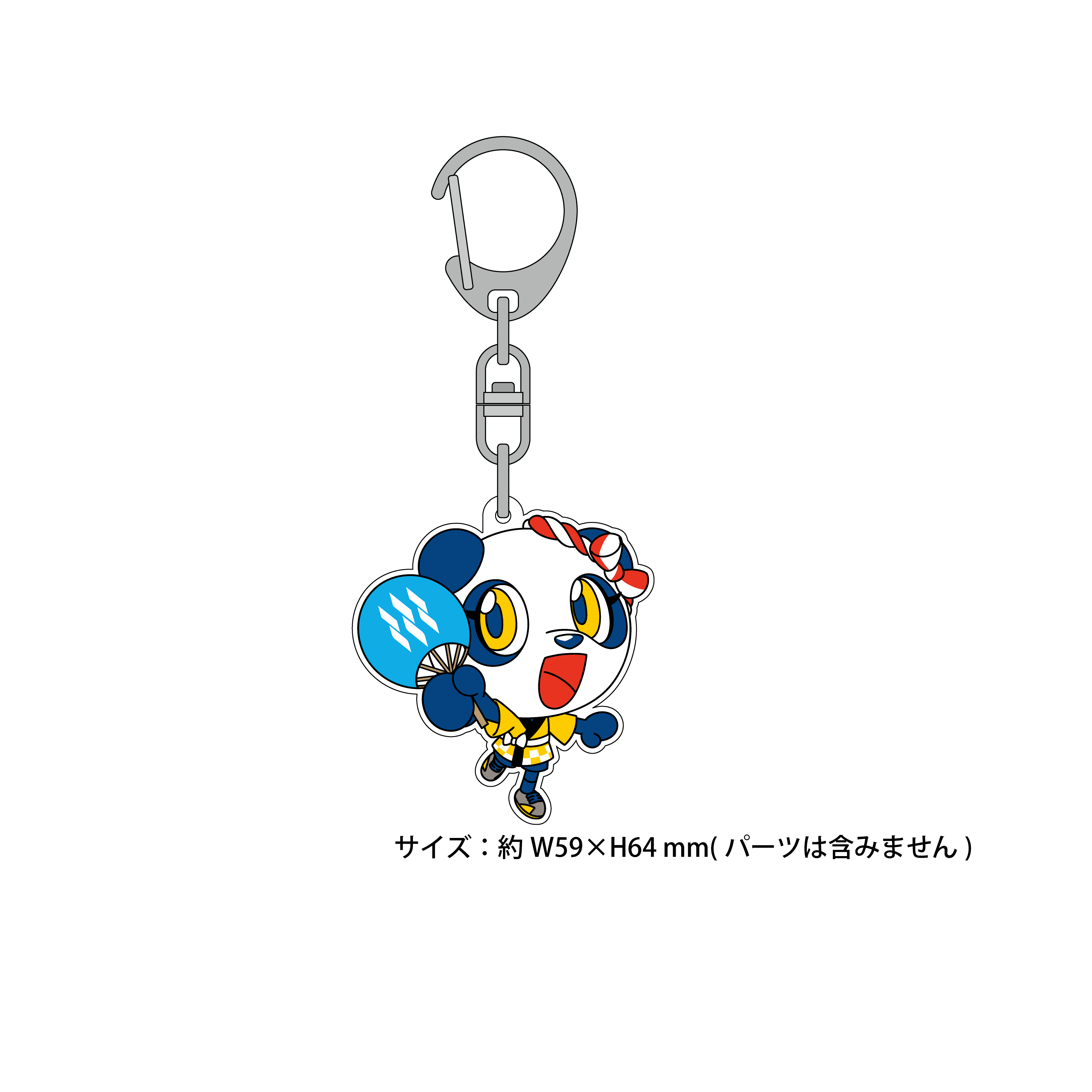 ザスパンダアクリルキーホルダー（法被）