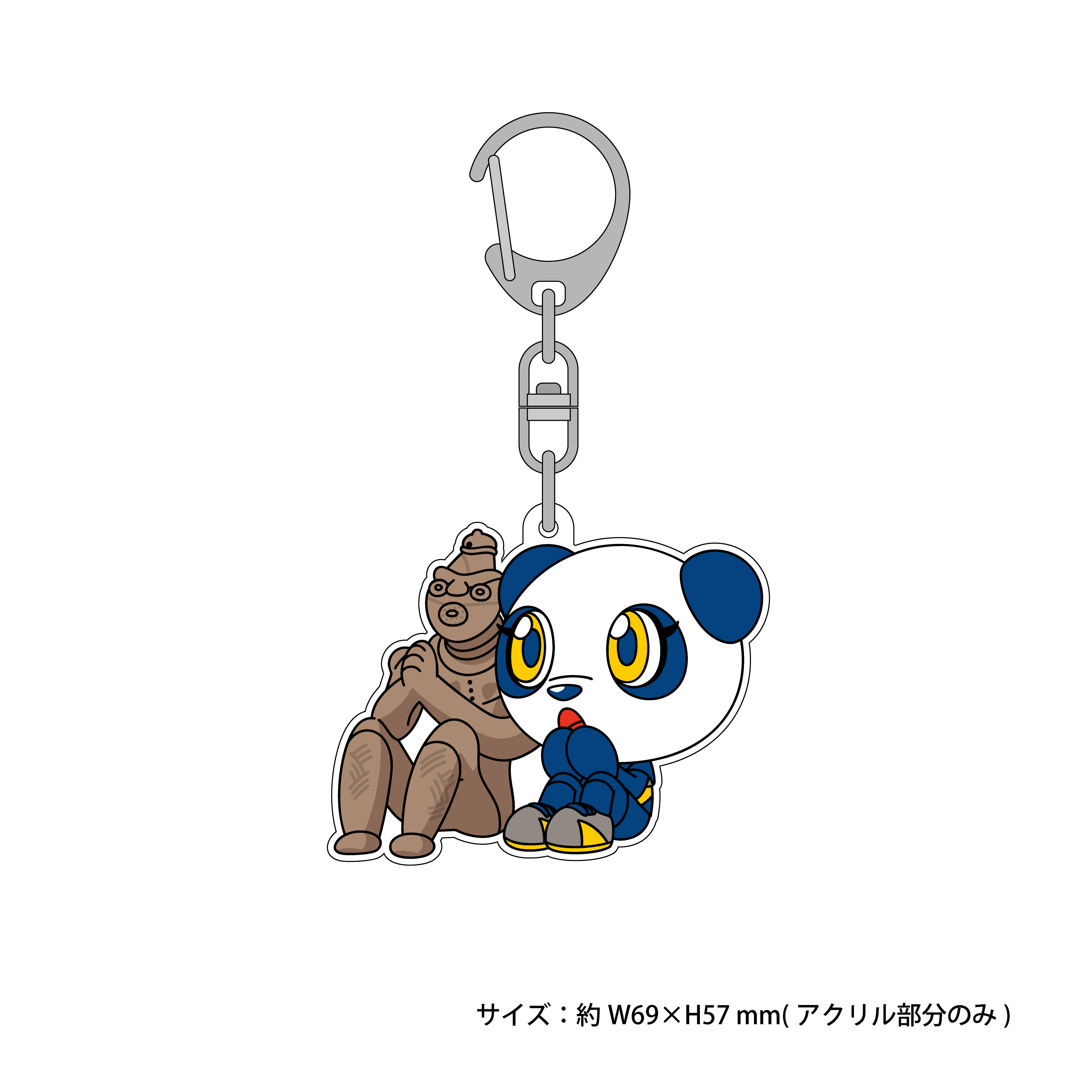 ザスパンダアクリルキーホルダー(合掌土偶)
