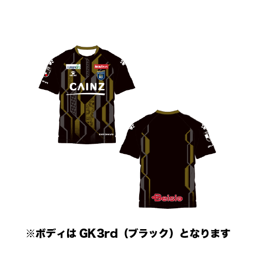 【受注生産】ザスパ群馬×前橋ウィッチーズコラボ ユニフォーム（GK3rd：ブラック）
